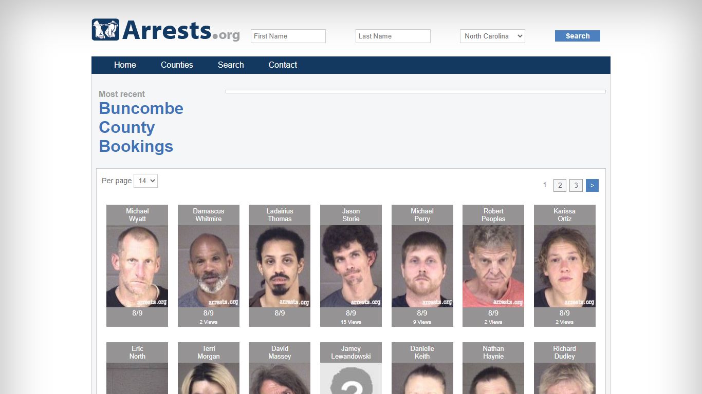 Buncombe County Arrests and Inmate Search