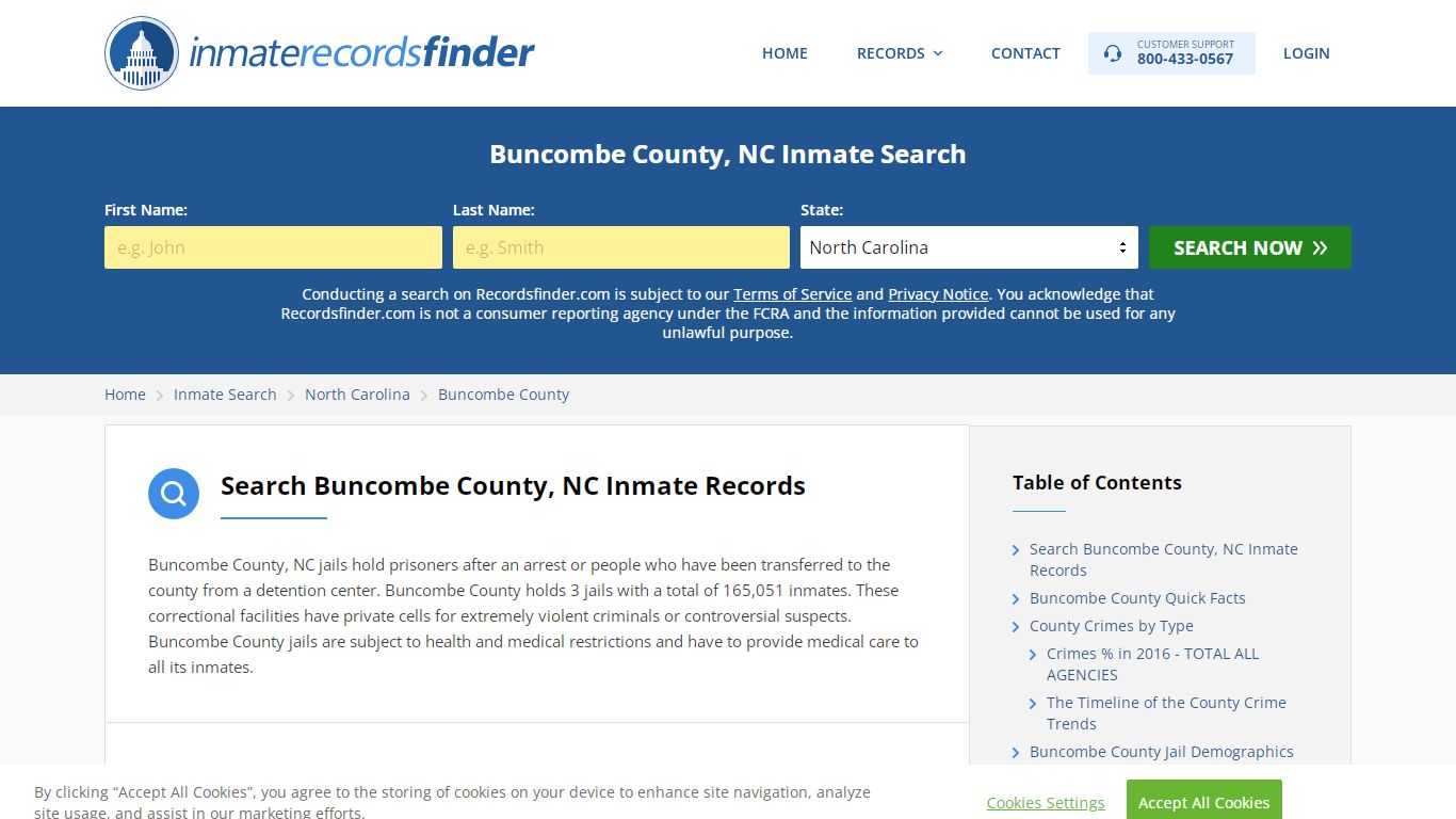 Buncombe County, NC Inmate Lookup & Jail Records Online